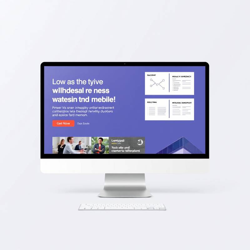 Capture d'écran d'un projet web innovant