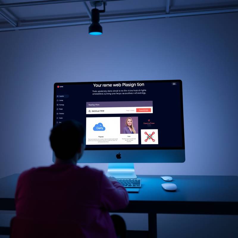 Capture d'écran d'un projet web innovant