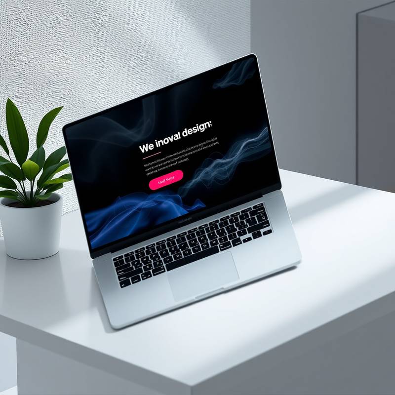 Capture d'écran d'un projet web innovant
