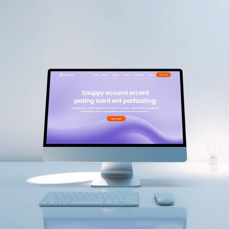 Capture d'écran d'un projet web innovant