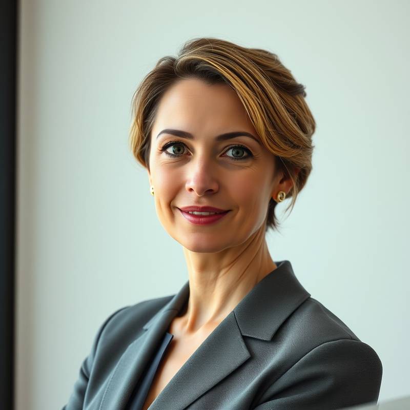 Portrait de Claire Dupont, Fondatrice et Directrice Générale
